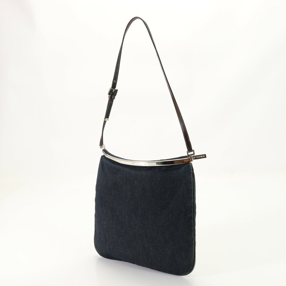 Fendi Bag Denim Leather Tote